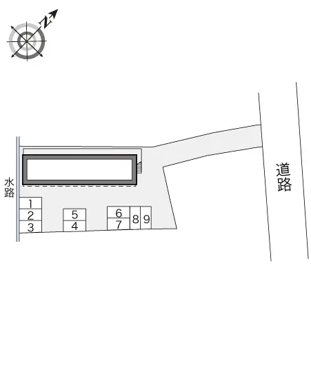 ★手数料０円★小牧市入鹿出新田　月極駐車場（LP）